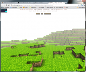 Un style Minecraft via WebGL