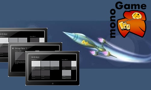 Intégration de MonoGame avec du XAML sous Windows 8 Metro