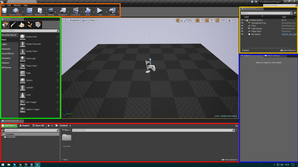 Créer une caméra First Person avec Unreal Engine 4 Demonixis Games