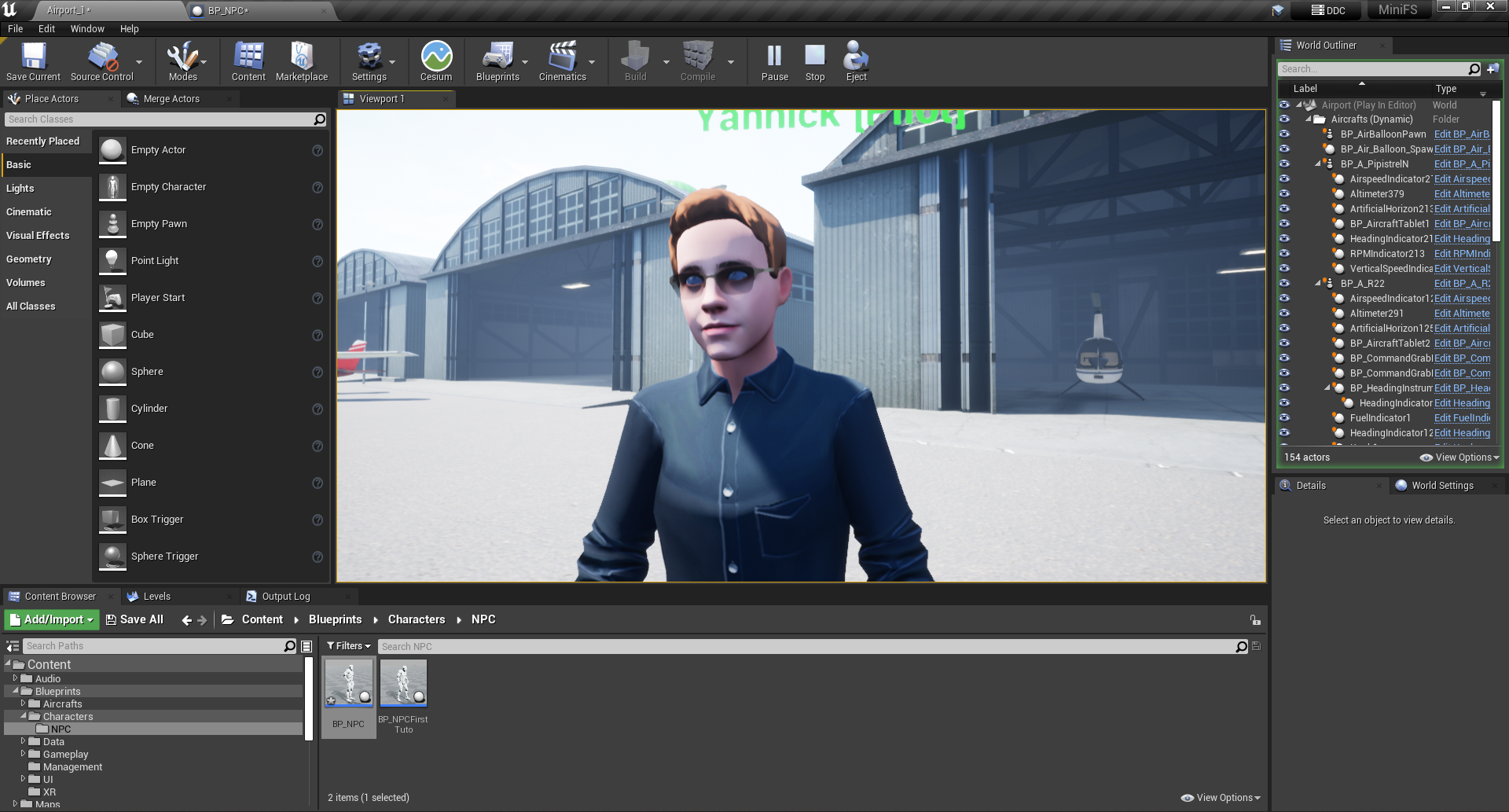 Mon workflow avec Unreal Engine